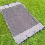 Grey Beach towel