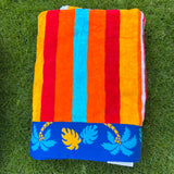 Colored Palms Beach Towel