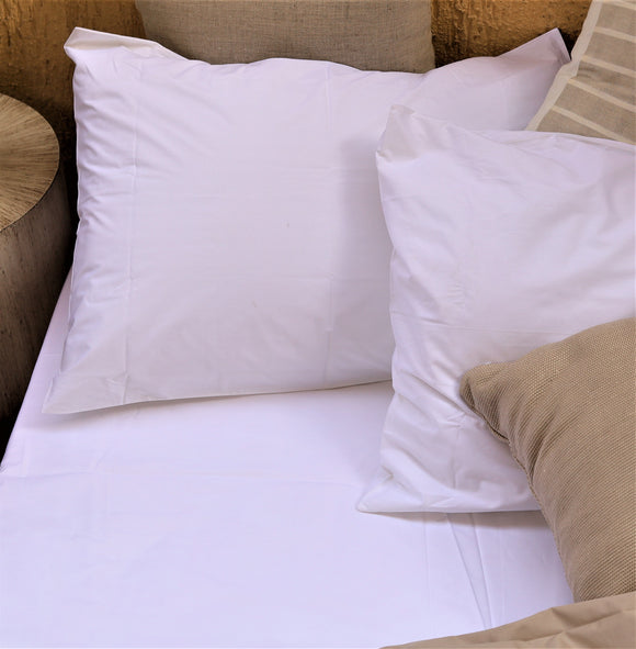 White Percale Bedsheet Set