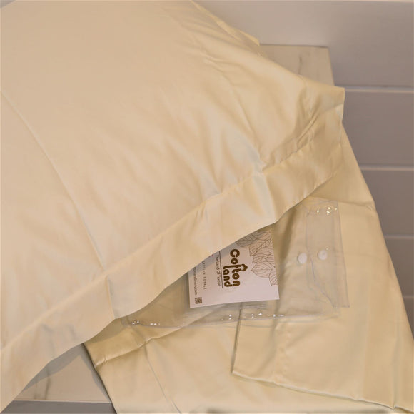 Cream Sateen Pillowcases