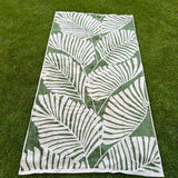 Green Leaves Beach towel