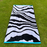 Zebra Beach towel