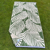 Green Leaves Beach towel