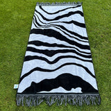 Zebra Beach towel