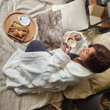 Hooded Fleece Robe