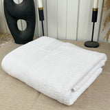 White Shower Towel