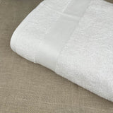 White Shower Towel