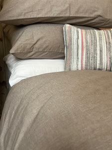 Brownish Percale Duvet Cover