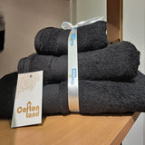 Black towel set