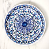 "Bleu blanche" plate