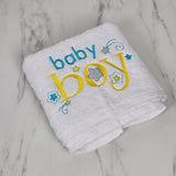 Baby boy Embroidered Face Towel