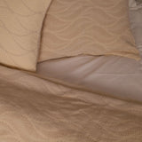 Double Face Leaves Bedspread