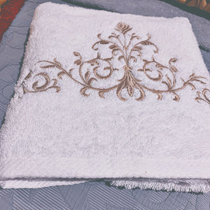 Embroidered Face Towel