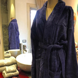 Navy Bathrobe