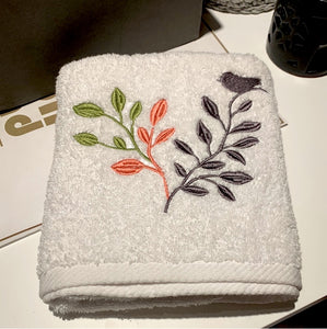 Embroidered Face Towel