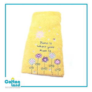 Embroidered Face Towel